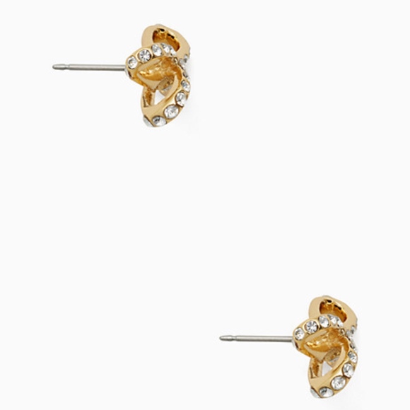 Kate Spade Tied up Pave stud earrings - Picture 3 of 3